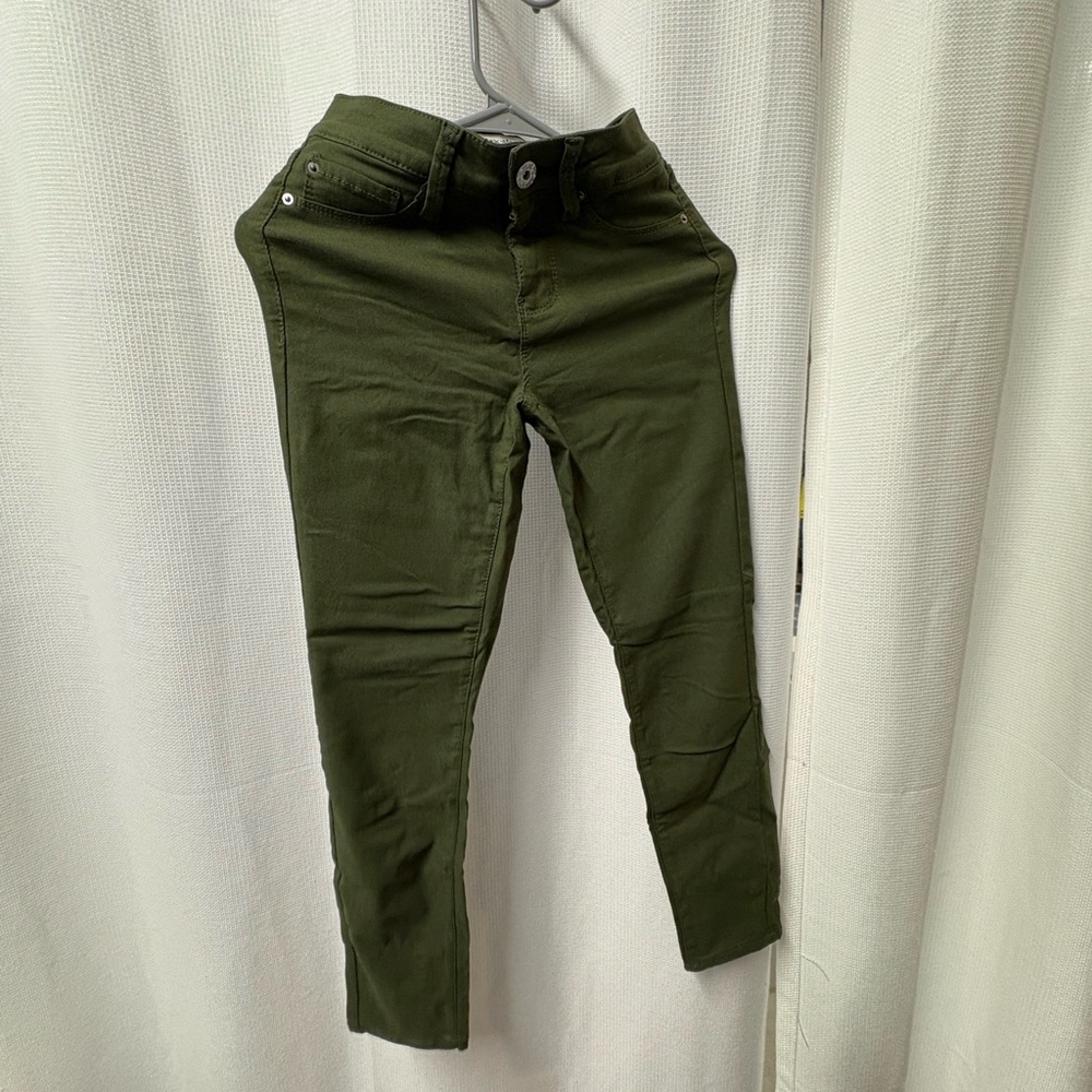 Royalty For Me Green Jeans Skinny Fit